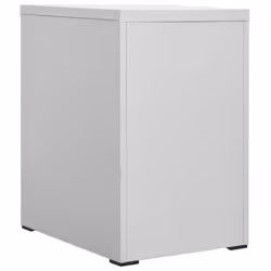 vidaXL Filing Cabinet Light Grey Steel Office Storage File Document Cabinet - Additional view 4