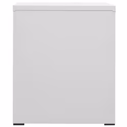 vidaXL Filing Cabinet Light Grey Steel Office Storage File Document Cabinet - Additional view 5