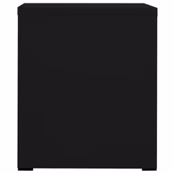 vidaXL Filing Cabinet Black Steel Office Storage File Drawer Document Cabinet - Additional view 5