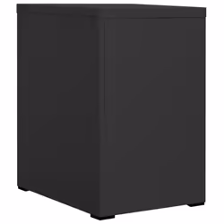 vidaXL Filing Cabinet Anthracite Steel Office Storage File Document Cabinet