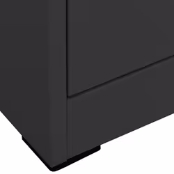 vidaXL Filing Cabinet Anthracite Steel Office Storage File Document Cabinet - Additional view 4