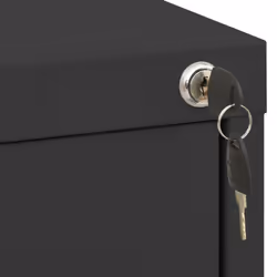 vidaXL Filing Cabinet Anthracite Steel Office Storage File Document Cabinet - Additional view 5