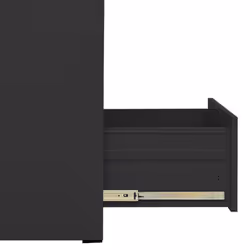 vidaXL Filing Cabinet Anthracite Steel Office Storage File Document Cabinet - Additional view 6