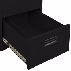 vidaXL Filing Cabinet Black Steel Office Storage File Drawer Document Cabinet - Additional view 8
