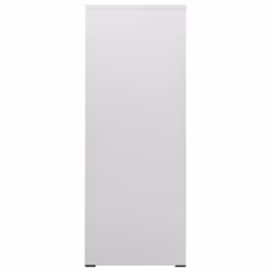 vidaXL Filing Cabinet Light Grey Steel Office Storage Document File Cabinet