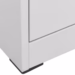 vidaXL Filing Cabinet Light Grey Steel Office Storage Document File Cabinet - Additional view 4