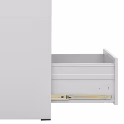 vidaXL Filing Cabinet Light Grey Steel Office Storage Document File Cabinet - Additional view 5