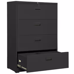 vidaXL Filing Cabinet Anthracite Steel Office File Storage Cabinet Lockable - Additional view 5