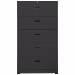 vidaXL Filing Cabinet Anthracite Steel Office File Storage Cabinet Lockable