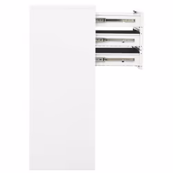 vidaXL Office Cabinet White Steel Furniture Filing File Storage Cabinet Locker - Additional view 4