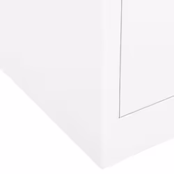 vidaXL Office Cabinet White Steel Furniture Filing File Storage Cabinet Locker - Additional view 8