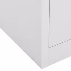 vidaXL Office Cabinet Light Grey Steel Furniture Filing File Storage Cabinet - Additional view 8