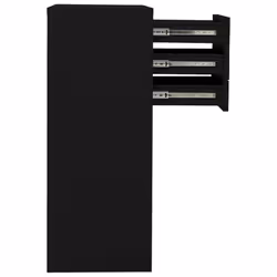 vidaXL Office Cabinet Black Steel Furniture Filing File Storage Cabinet Locker - Additional view 4