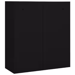 vidaXL Office Cabinet Black Steel Furniture Filing File Storage Cabinet Locker - Additional view 5