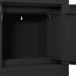 vidaXL Office Cabinet Anthracite Steel Furniture Filing File Storage Cabinet - Additional view 7