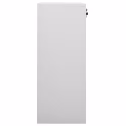 vidaXL Office Cabinet Light Grey Steel Furniture Filing File Storage Cabinet - Additional view 5