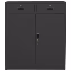 vidaXL Office Cabinet Anthracite Steel Furniture Filing File Storage Cabinet - Additional view 4