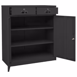 vidaXL Office Cabinet Anthracite Steel Furniture Filing File Storage Cabinet - Additional view 8