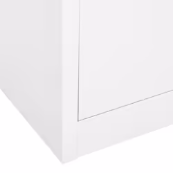 vidaXL Office Cabinet White Steel Home Furniture Filing File Storage Cabinet - Additional view 8
