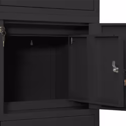 vidaXL Office Cabinet Anthracite Steel Furniture Filing File Storage Cabinet - Additional view 7