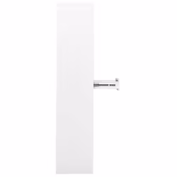 vidaXL Office Cabinet White Steel and Tempered Glass Filing Storage Cabinet - Additional view 6