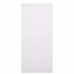 vidaXL Sliding Door Cabinet Grey Steel Sideboard Cupboard Display Cabinet - Additional view 4