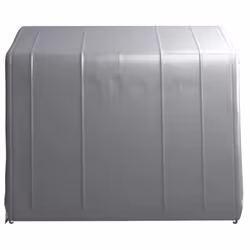 vidaXL Storage Tent 240x240 cm Steel Grey Outdoor Canopy Pavilion Shed Carport