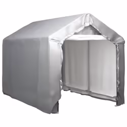 vidaXL Storage Tent 180x300 cm Steel Grey Outdoor Canopy Pavilion Shed Carport