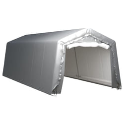vidaXL Storage Tent 300x750 cm Steel Grey Outdoor Accessories Pavilion Canopy