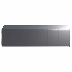 vidaXL Storage Tent 300x750 cm Steel Grey Outdoor Accessories Pavilion Canopy