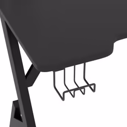vidaXL Gaming Desk with Y Shape Legs Black Home Office Computer Desk PC Table - Additional view 5