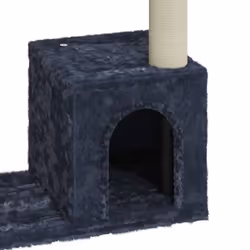 vidaXL Cat Tree with Sisal Scratching Posts Dark Grey Cat Playhouse Condo - Additional view 5