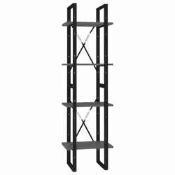 VidaXL 806419, Grey, Metal, Wood, 400 mm, 300 mm, 1400 mm