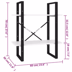 VidaXL 806427 living room bookcase - Additional view 6