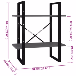 VidaXL 806429 living room bookcase - Additional view 7