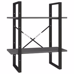 VidaXL 806444, Grey, Metal, Wood, Pinewood, 600 mm, 300 mm