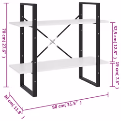 VidaXL 806447 living room bookcase - Additional view 7