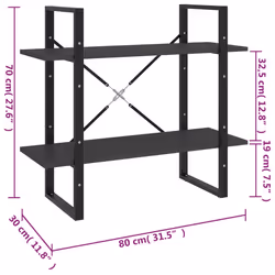 VidaXL 806449 living room bookcase - Additional view 7