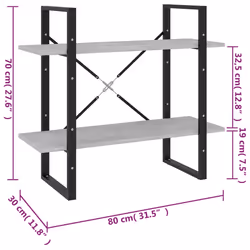 VidaXL 806451 living room bookcase - Additional view 7