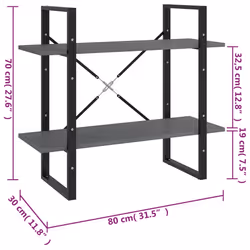 VidaXL 806454 living room bookcase - Additional view 8
