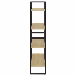 vidaXL 4-Tier Book Cabinet Sonoma Oak Engineered Wood Home Storage Bookcase - Additional view 6