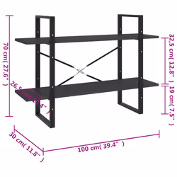 VidaXL 806469 living room bookcase - Additional view 7