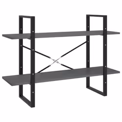 VidaXL 806474, Grey, Metal, Wood, Pinewood, 1000 mm, 300 mm