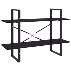 VidaXL 806476, Black, Metal, Wood, Pinewood, 1000 mm, 300 mm