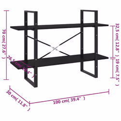 VidaXL 806476 living room bookcase - Additional view 8