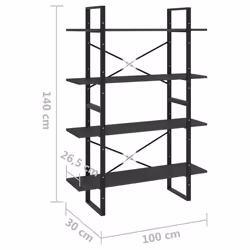 VidaXL 806479 living room bookcase - Additional view 7