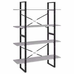 VidaXL 806481, Grey, Metal, Wood, 1000 mm, 300 mm, 1400 mm