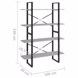 VidaXL 806481 living room bookcase - Additional view 7
