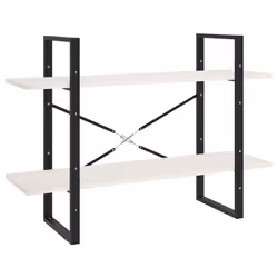 VidaXL 806483, White, Metal, Wood, Pinewood, 1000 mm, 300 mm