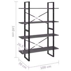 VidaXL 806484 living room bookcase - Additional view 8